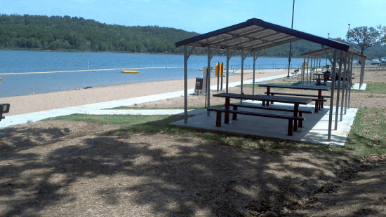 Lake Ludwig Beach Area